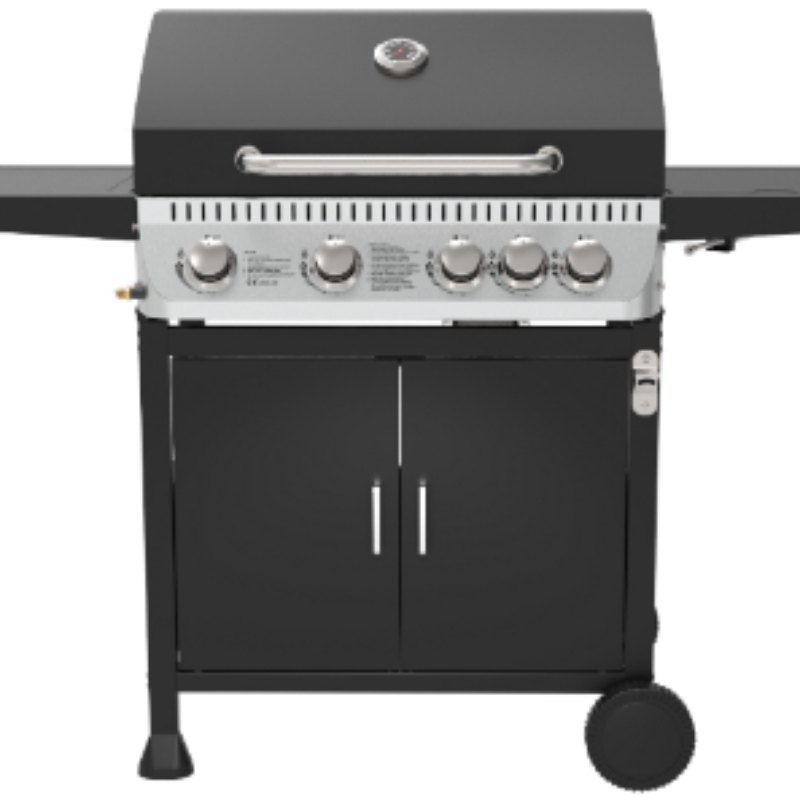 2022 Nou modern de înaltă calitate în aer liber grătar arzător grătar cu gaz cu cărucior Grătar fără fum Grill