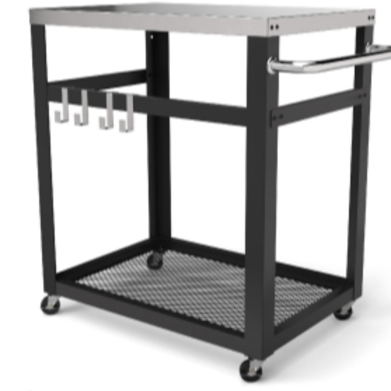 Multifuncțional detașabil raft de bucătărie Organizator Rack de depozitare Bucătărie masă de lucru 2 buc 6 inch PE roți