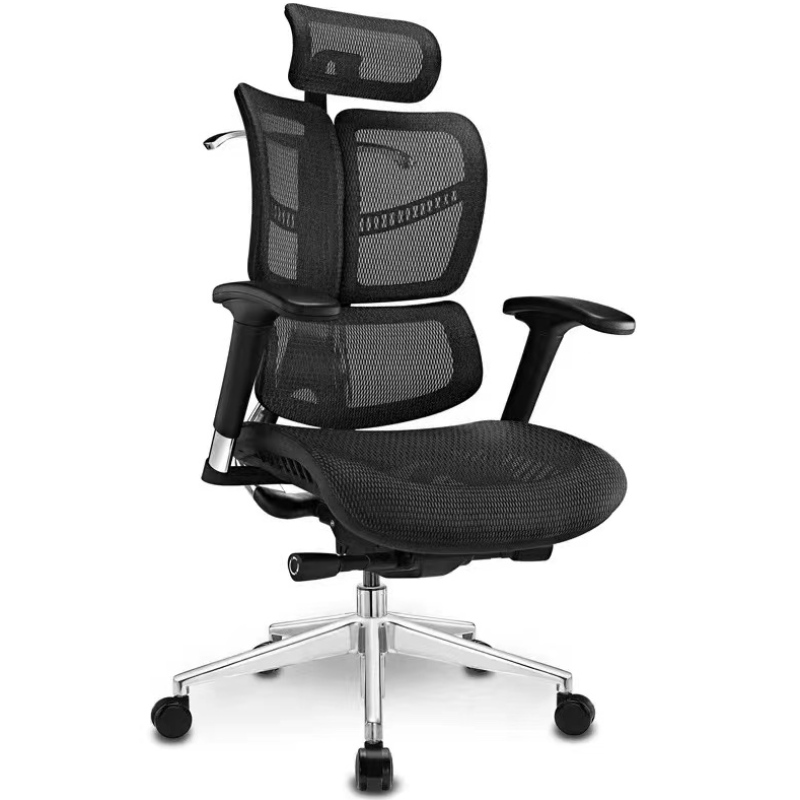 2022 Mobilier comercial 3d scaun de plasă reglabil 3d scaun de birou ergonomic 1 bucată aluminiu modern 5 ani opțional